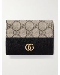 Gucci - Bi-Colour Gg Marmont Card Case Wallet - Lyst