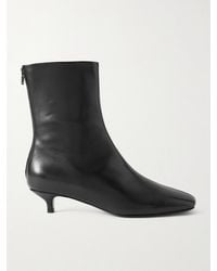 TOTEME - Day Leather Ankle Boots - Lyst