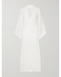 Lisa Marie Fernandez - Linen-Blend Coverup - Lyst