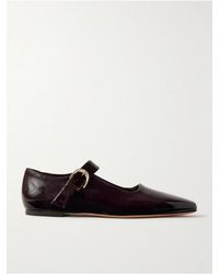 Emme Parsons - Tramonto Patent-Leather Mary Jane Ballet Flats - Lyst
