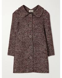 ShuShu/Tong - Wool-Blend Herringbone Long Coat - Lyst