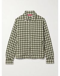 The Elder Statesman - Decon Gingham Cashmere Jacket - Lyst