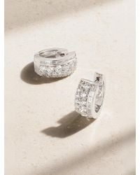 Anita Ko - Lola 18-Karat Diamond Hoop Earrings - Lyst