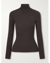 Max Mara - Cavallo Ribbed Wool Turtleneck - Lyst