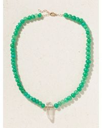 JIA JIA - Kette Mit Mehren Steinen Und Details Aus - Lyst