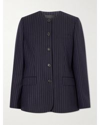 Nili Lotan - Gertrude Pinstripe Wool-Twill Jacket - Lyst