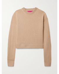 The Elder Statesman - Verkürzter Kaschmirpullover - Lyst