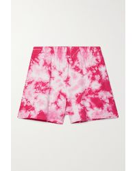 Year Of Ours - + Lindsey Harrod Tie-dyed Cotton-jersey Shorts - Lyst