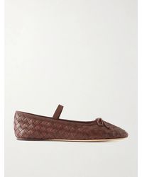Loeffler Randall - Leonie Woven Leather Ballet Flats - Lyst