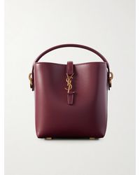 Saint Laurent - Le 37 Mini Leather Bucket Bag - Lyst