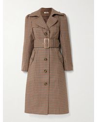 Cara Cara - Charlie Houndstooth Wool Trench Coat - Lyst