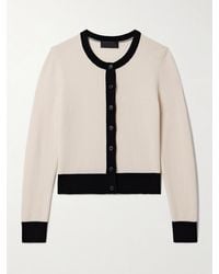 Nili Lotan - Meadow Zweifarbiger Cardigan Aus Kaschmir - Lyst