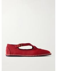 Polo Ralph Lauren - Logo-Embroidered Canvas Espadrilles - Lyst