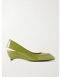 Jil Sander - Slingback Leather Pumps - Lyst
