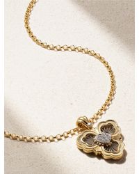 Buccellati - Open Tulle Kette Aus 18 Karat Mit Diamanten - Lyst