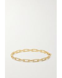 David Yurman Stax 18-karat Gold Diamond Bracelet - Metallic