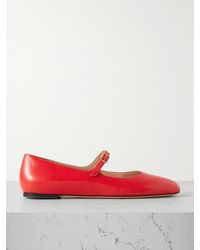 Bally - Banya Leather Mary Jane Ballet Flats - Lyst
