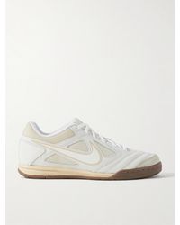 Nike - Gato Suede-Trimmed Mesh And Leather Sneakers - Lyst