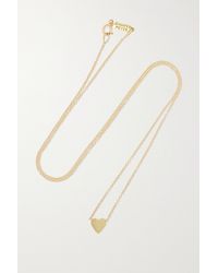 Jennifer Meyer Mini Heart 18-karat Gold Necklace - Metallic