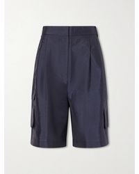 Tibi - Stella Shell Cargo Shorts - Lyst