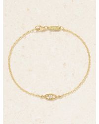 Jennifer Meyer - Mini Evil Eye 18-Karat Diamond Bracelet - Lyst