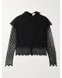 Isabel Marant - Ludivine Layered Cotton Guipure Lace Top - Lyst