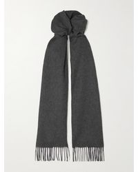 Johnstons of Elgin - Schal Aus Kaschmir Mit Fransen - Lyst
