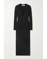 Valentino Cardigan Aus Rippstrick - Schwarz