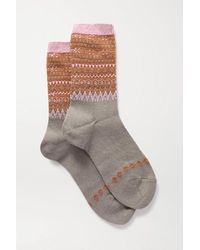 Falke Fjord Socken Aus Jacquard-strick - Natur