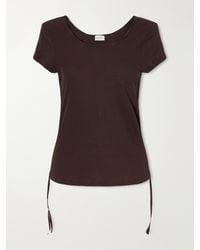 Deiji Studios - Drawstring Organic Cotton T-Shirt - Lyst