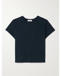 Agolde - Adine Cropped Organic Cotton-Jersey T-Shirt - Lyst