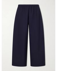 KHAITE - Roma Wool High-Waist Wide-Leg Pants - Lyst