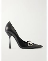 Gucci - Boulevard Horsebit-Embellished Leather Pumps - Lyst