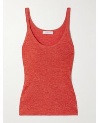 Gabriela Hearst - Cinxia Tanktop Aus Einer Gerippten Mischung Aus Kaschmir, Seide Und Hanf - Lyst