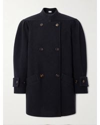 Chloé - Manteau À Double Boutonnage En Laine Mélangée - Lyst