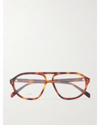Celine - Triomphe Aviator-Frame Acetate Optical Glasses - Lyst
