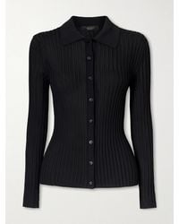 Gucci - Ribbed-Knit Cardigan - Lyst