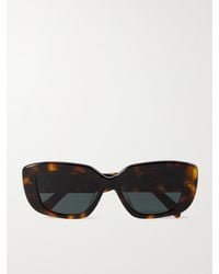 Celine - Triomphe Sonnenbrille Mit Eckigem Rahmen Aus Azetat - Lyst
