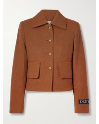 Patou - Jacke Aus Tweed Aus Einer Wollmischung - Lyst