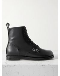 JW Anderson - Loafer Leather Ankle Boots - Lyst