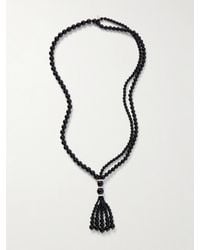 Le Sundial - Venice Opera Tasseled Onyx And Necklace - Lyst