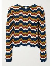 Escvdo - Lucero Crocheted Cotton Blouse - Lyst