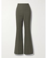 Akris - Faralda Wool-Blend Flared Pants - Lyst