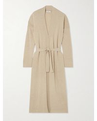 Max Mara - Asbuurg Cardigan Aus Kaschmir Mit Bindegürtel - Lyst
