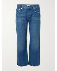 Citizens of Humanity - Faye Cropped Mid-Rise Straight-Leg Jeans - Lyst