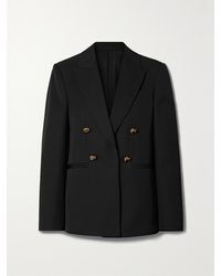Bottega Veneta - Embellished Double-Breasted Wool-Twill Blazer - Lyst