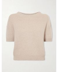 KHAITE - Golden Cashmere Sweater - Lyst