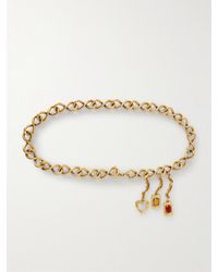 Saint Laurent - Tone And Resin Chain Belt - Lyst