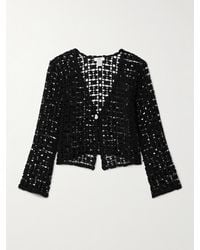SARA CRISTINA - Nerea Embellished Crocheted Cotton Top - Lyst