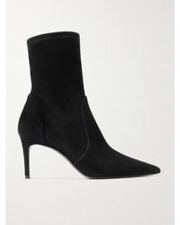 Stuart Weitzman - Stuart Power Suede Ankle Boots - Lyst